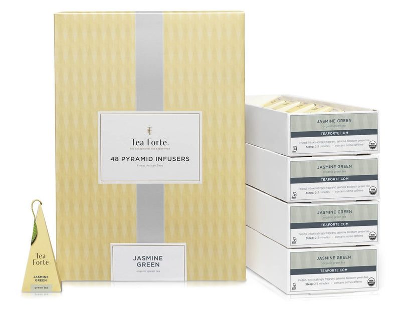Jasmine Green Tea Event  Box 48 silken pyramid / חבילת תה אנגלי יסמין גרין - 48 יחידות