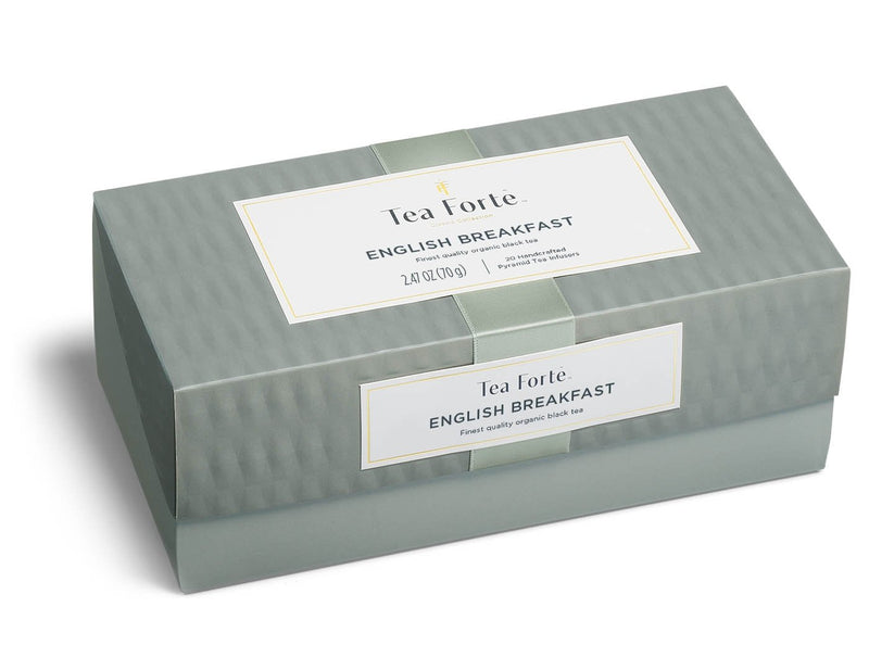 English Breakfast Tea Presentation Box  20 silken pyramid / חבילת מבחר טי פורטה  - 20 יחידות