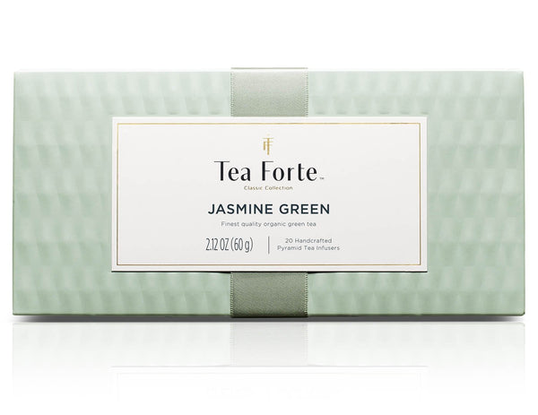 Jasmine Green Tea Presentation Box 20 silken pyramid / חבילת מבחר תה ירוק יסמין - 20 יחידות