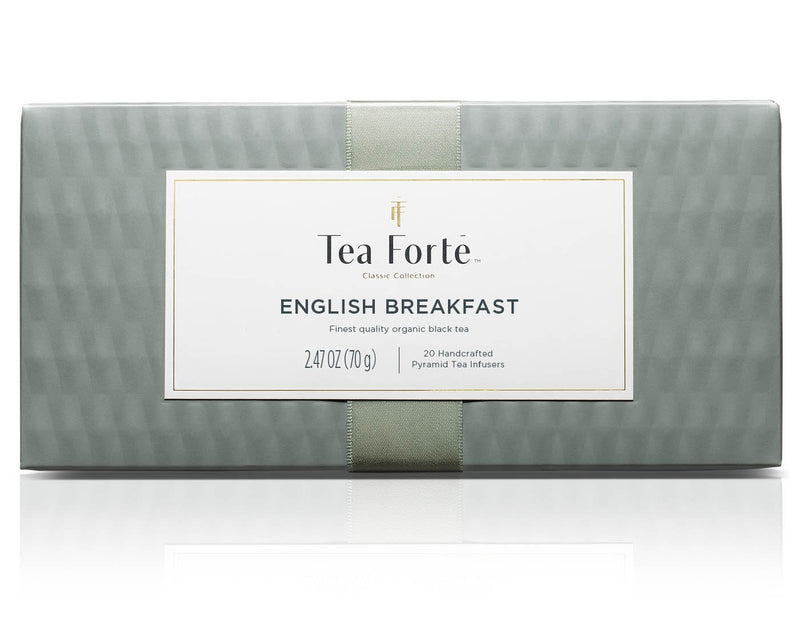 English Breakfast Tea Presentation Box  20 silken pyramid / חבילת מבחר טי פורטה  - 20 יחידות