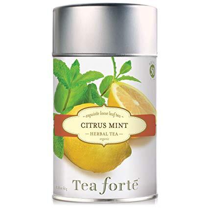 Citrus Mint Loose Leaf Organic Tea Canister / קופסת תה  של מנטה